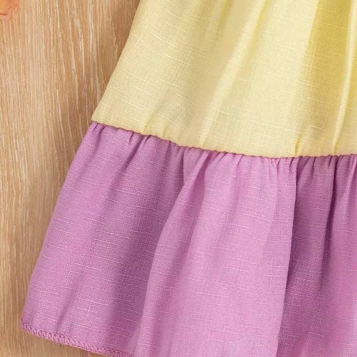 Vestido Infantil Jardim Bordado com Chapéu 6M a 3A