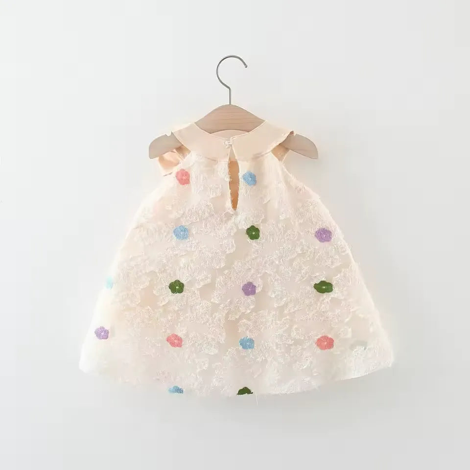 Vestido Infantil Doce Pétala 9 Meses a 3 Anos | Varialle