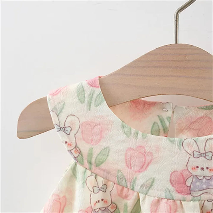 Vestido Infantil FunnyBunny e Bolsa Brinde 9 Meses a 4 Anos Varialle