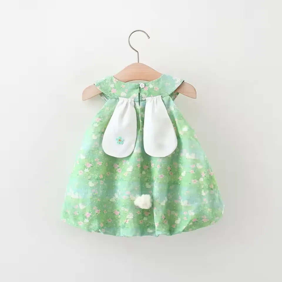 Vestido Infantil FunnyBunny e Bolsa Brinde 9 Meses a 4 Anos Varialle