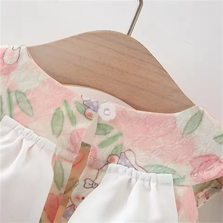 Vestido Infantil FunnyBunny e Bolsa Brinde 9 Meses a 4 Anos Varialle