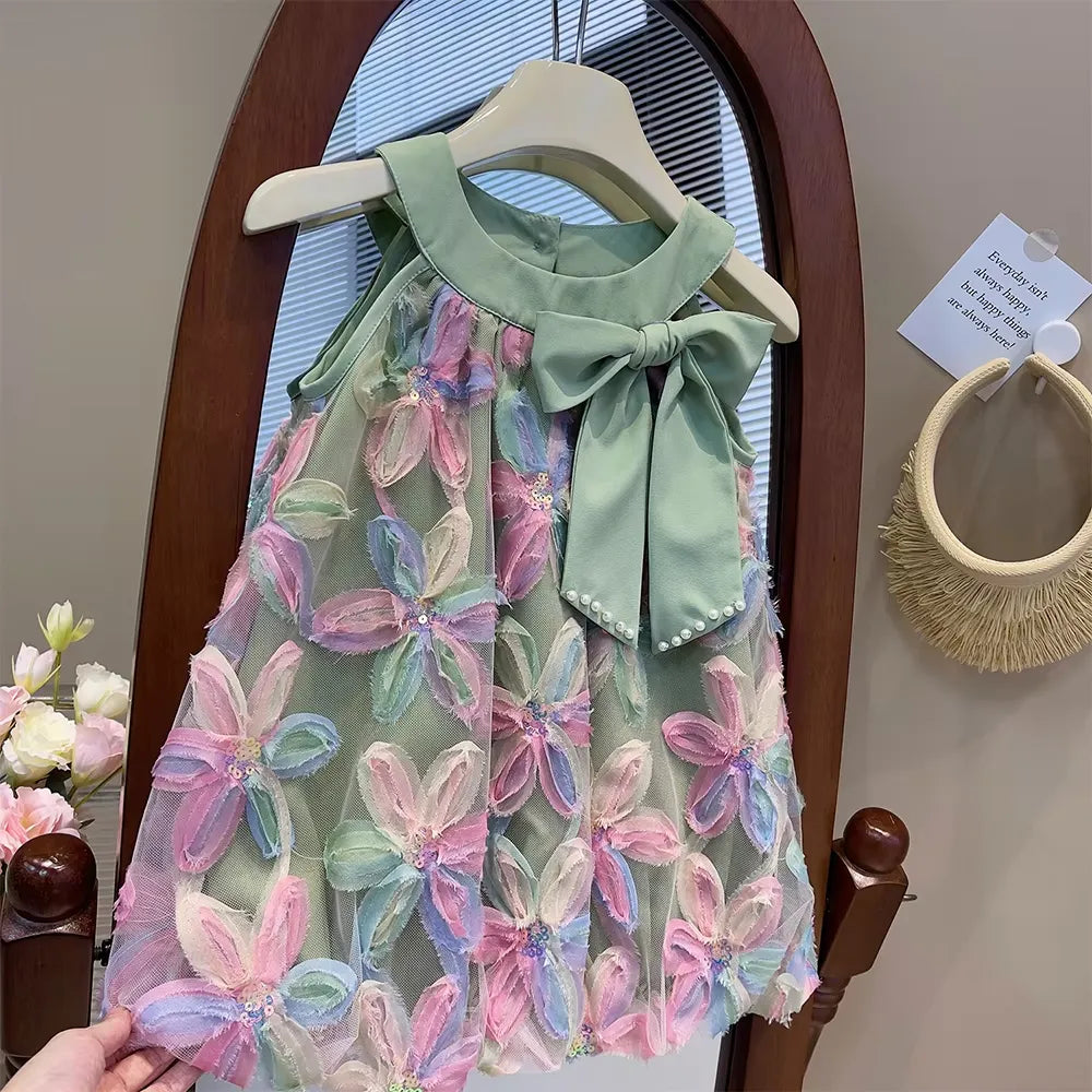 Vestido Infantil Jardim dos Sonhos 3 a 7 Anos_Varialle