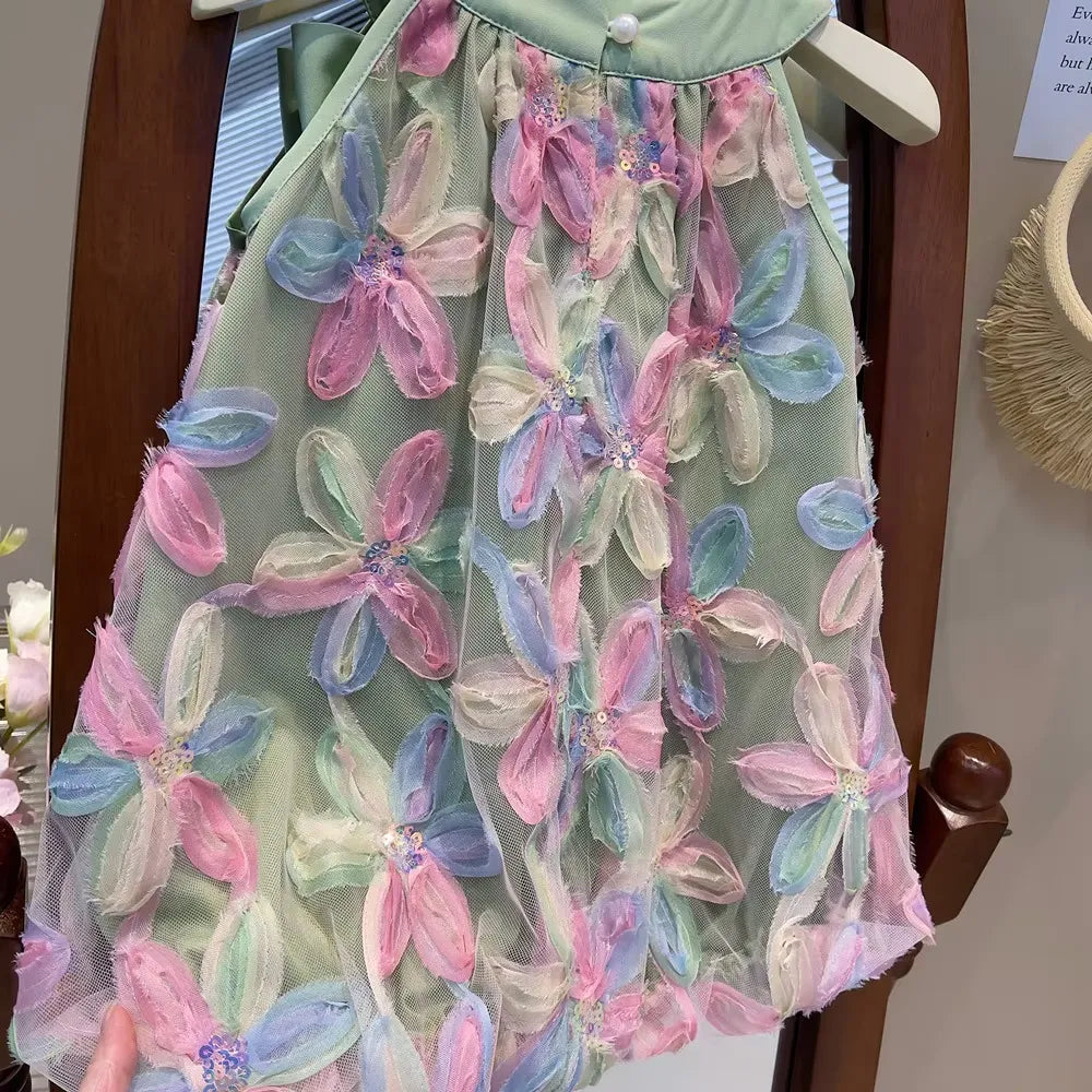 Vestido Infantil Jardim dos Sonhos 3 a 7 Anos_Varialle