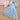 Vestido Infantil Princesa Elsa com Tule e Laço 2 a 7 Anos Varialle