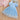 Vestido Infantil Princesa Elsa com Tule e Laço 2 a 7 Anos Varialle