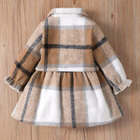 Vestido Infantil com Jaqueta LilaBaby 6 A 18 Meses Varialle