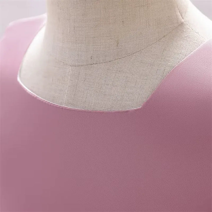 Vestido Infantil com Laço para Festas 3 Meses a 10 Anos Varialle