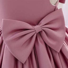 Vestido Infantil com Laço para Festas 3 Meses a 10 Anos Varialle