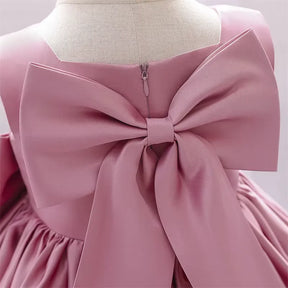 Vestido Infantil com Laço para Festas 3 Meses a 10 Anos Varialle