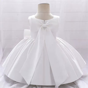 Vestido Infantil com Laço para Festas 3 Meses a 10 Anos Varialle