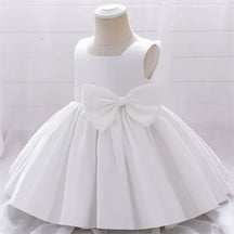 Vestido Infantil com Laço para Festas 3 Meses a 10 Anos Varialle