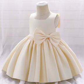 Vestido Infantil com Laço para Festas 3 Meses a 10 Anos Varialle