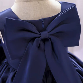 Vestido Infantil com Laço para Festas 3 Meses a 10 Anos Varialle