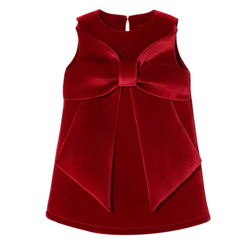 Vestido Infantil de Festa em Veludo Amorella - 1 a 8 Anos Varialle