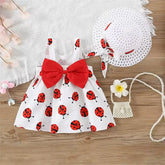 Vestido Infantil em Algodão com Chapéu Joanita 3 a 24 Meses Varialle