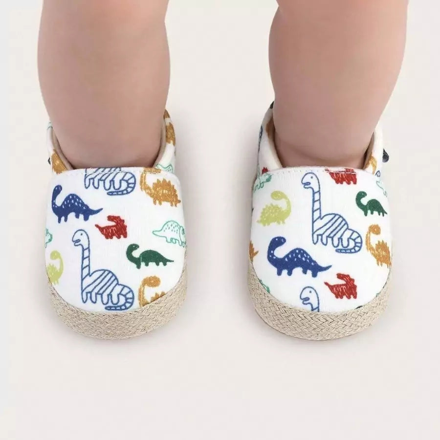 Alpargata Infantil Primeiros Passos Estampa Dino