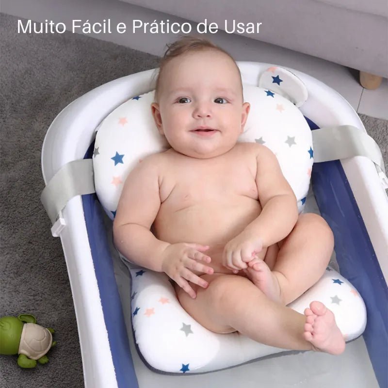 Assento de Banho Antiderrapante e Confortável para Bebês - Varialle