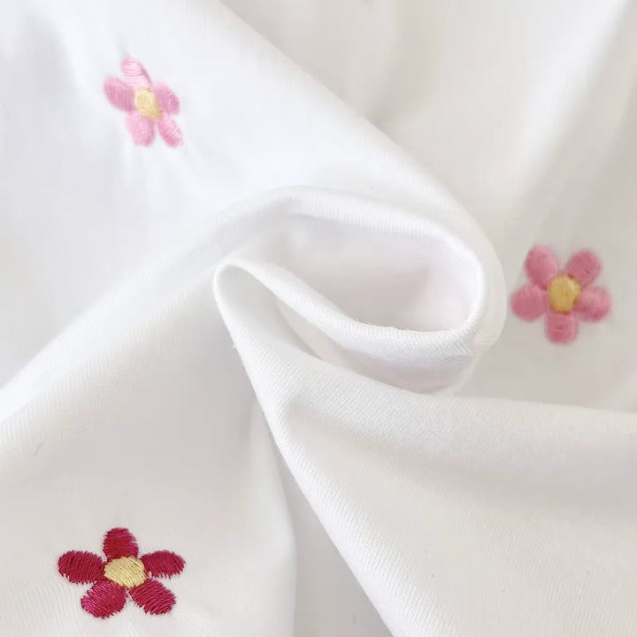 Body Floral de Algodão para Bebê Menina - Verão Encantador 1 a 18 Meses - Varialle