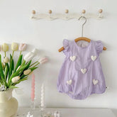 Body Infantil com Apliques Fofos e Mangas Voadoras - 3 a 24 Meses | LANÇAMENTO BLACK FRIDAY - Varialle