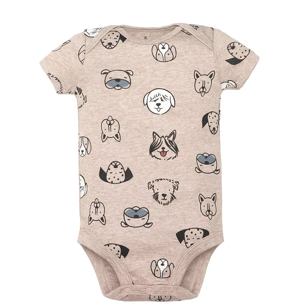 Bodysuits Infantis em Algodão - Kit 5 Peças - Conforto e Estilo 6 - 24 Meses - Varialle