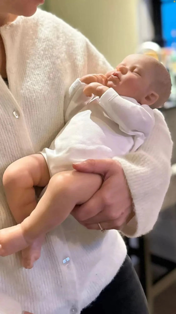 Boneca Reborn de Silicone 50cm - Realismo de Recém - Nascido - Varialle