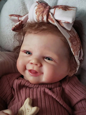 Boneca Reborn Nina Corpo de Tecido - Toque Realista 45cm - Varialle