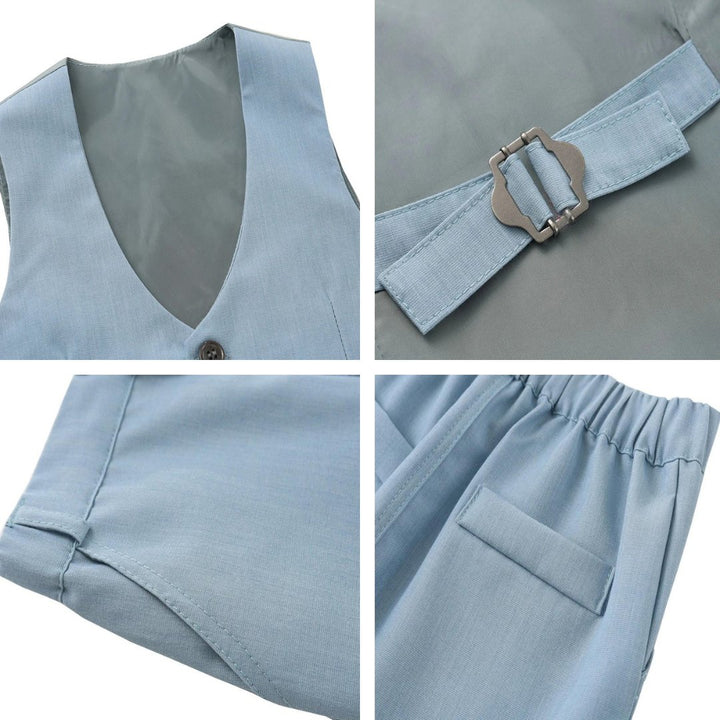 Conjunto Elegante Infanto | Camisa, Colete e Calça - Varialle