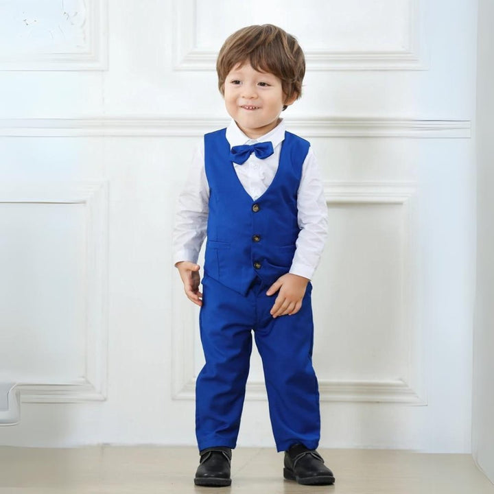 Conjunto Elegante Infanto | Camisa, Colete e Calça - Varialle