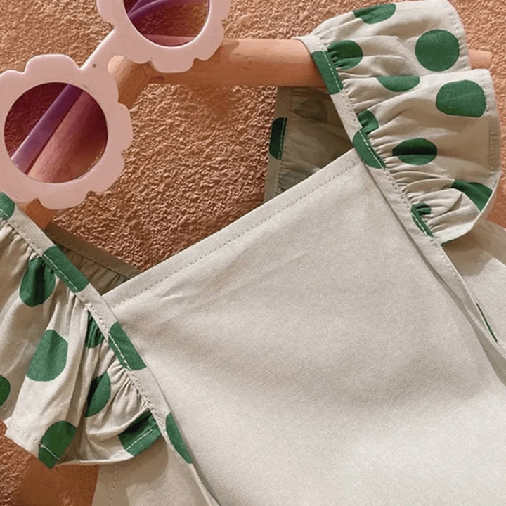 Conjunto Infantil Bella Encanto de 3 Peças - Top, Calça e Chapéu de Verão - Varialle