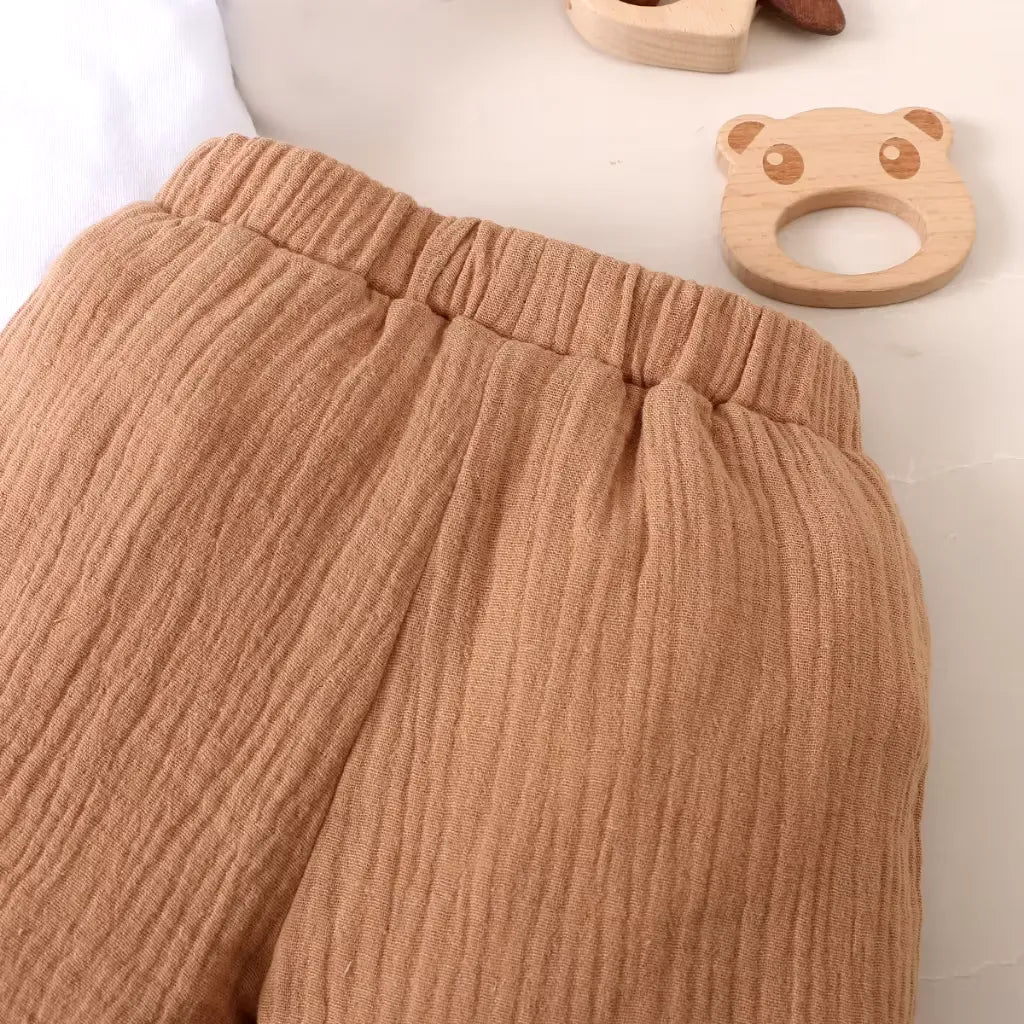 Conjunto Infantil de Verão TopBaby - Camiseta e Shorts - 3M a 24M | LANÇAMENTO BLACK FRIDAY - Varialle