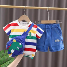Conjunto Infantil Dino Adventure com Pochete - Varialle