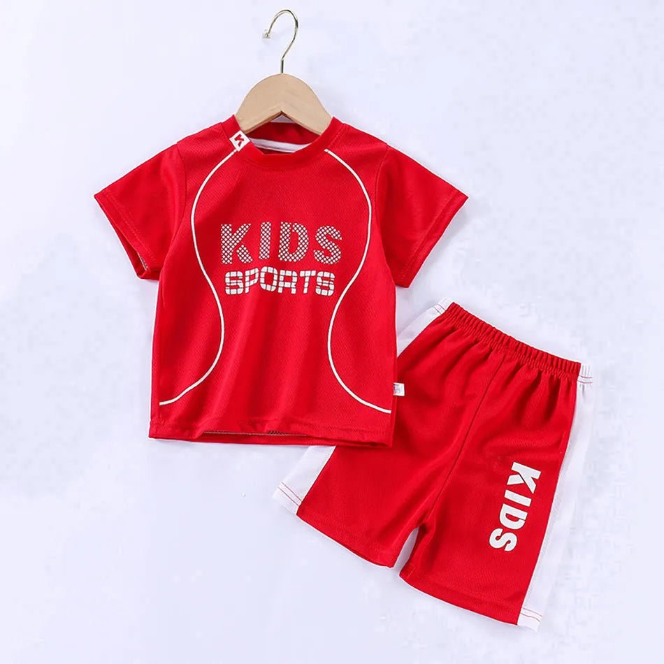 Conjunto Infantil Esportivo de Secagem Rápida para Verão - Varialle