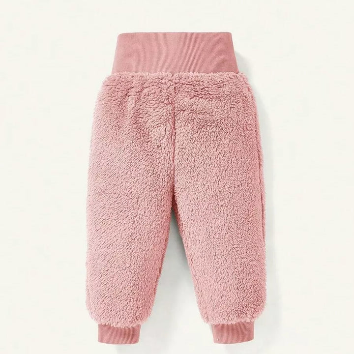 Conjunto Infantil Feminino Peluciado com Capuz e Orelhinhas 0M a 3A