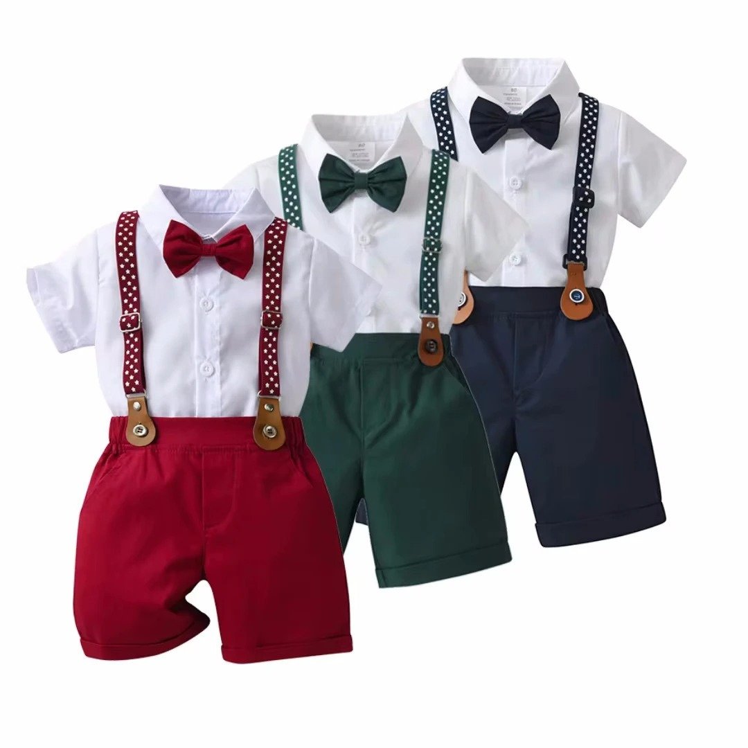 Conjunto Infantil Luxo com Suspensório - Pequeno Cavalheiro - Varialle