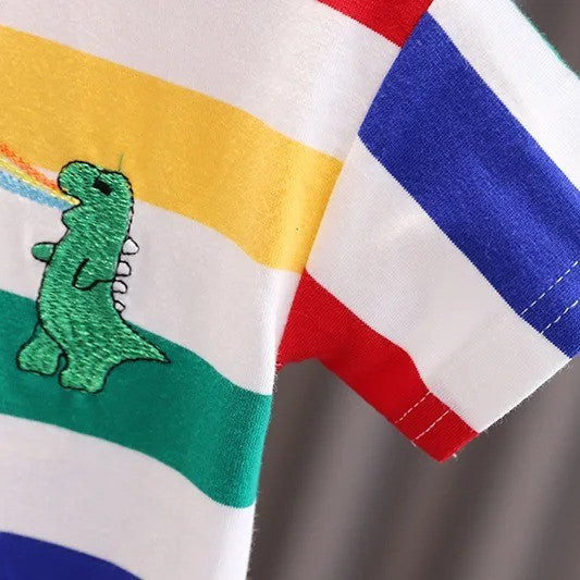 Conjunto Infantil Masculino com Pochete Dino Adventure 1 a 5 Anos