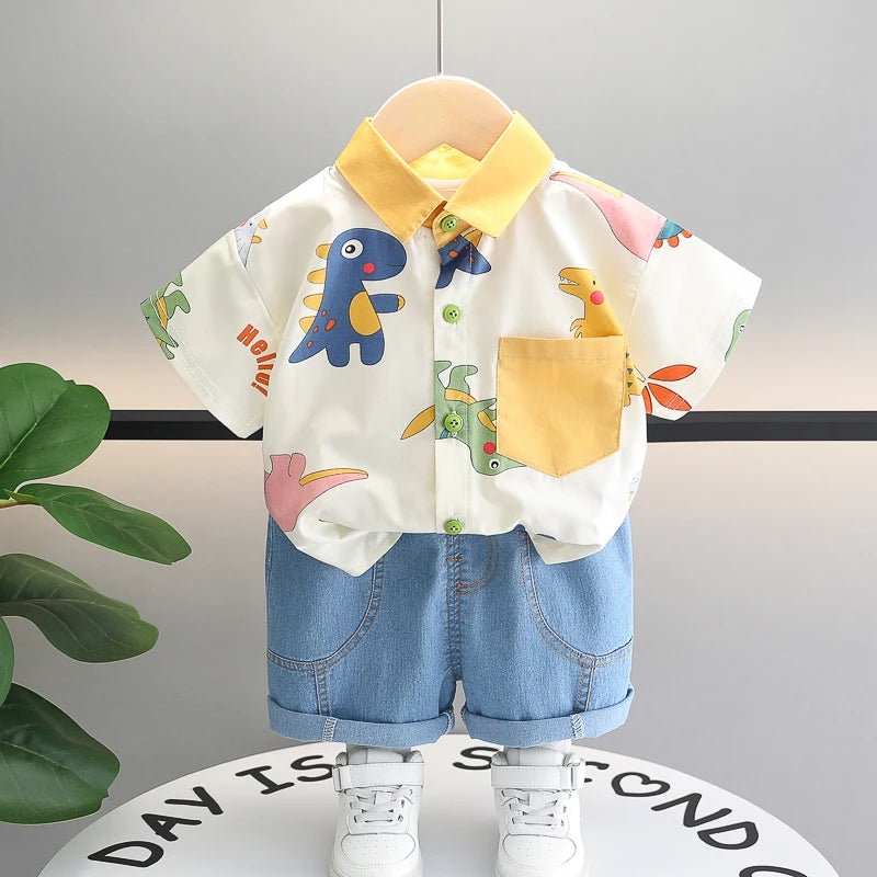 Conjunto Infantil Masculino - Dino Divertido - Varialle