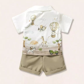 Conjunto Infantil Masculino Expedição Selvagem 6 Meses a 3 Anos