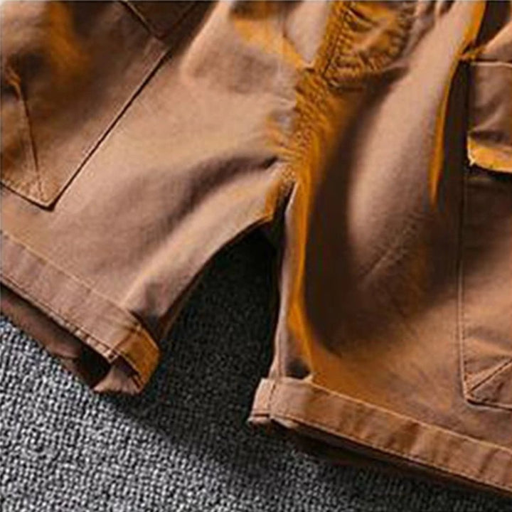 Conjunto Infantil Masculino Gola Polo Listrada e Shorts - 12 Meses a 5 Anos - Varialle