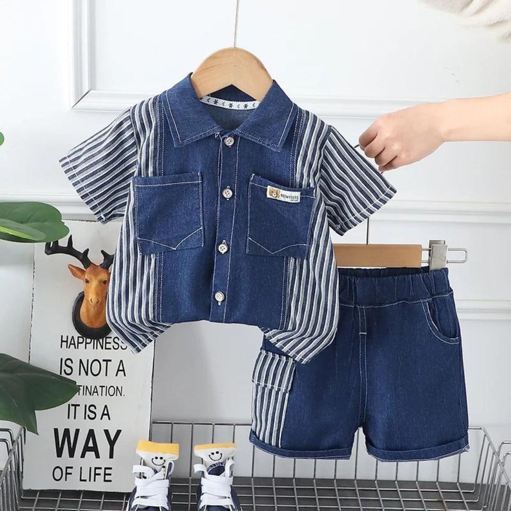 Conjunto Jeans Infantil para Meninos - Clássico e Moderno - Varialle