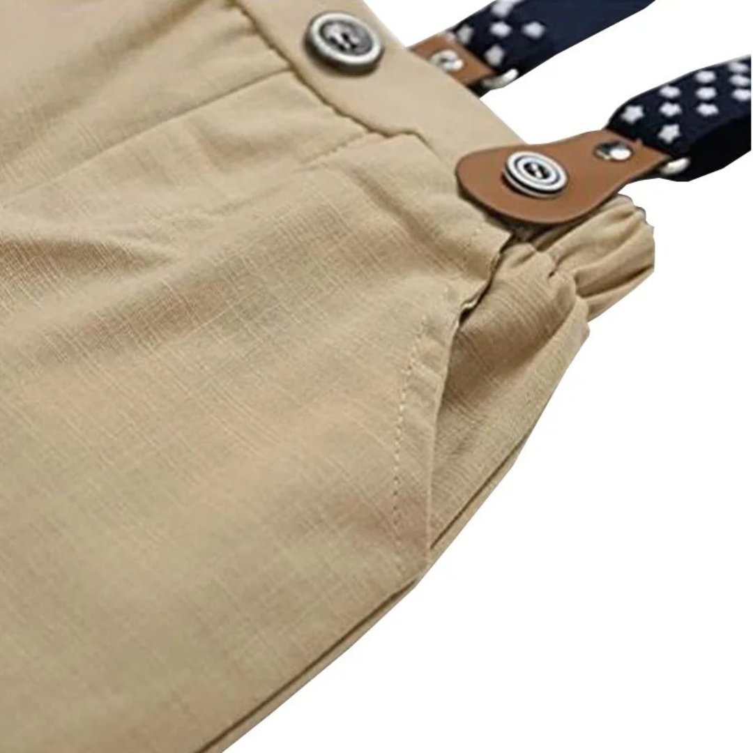 Conjunto Príncipe Azulinho - Look Social Bebê Elegante - Varialle