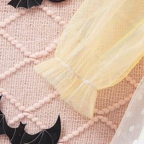 Fantasia Infantil Feminina Halloween Fantasminha Bebê 6 a 24 Meses