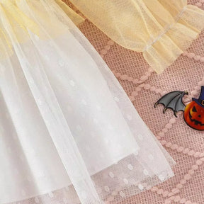 Fantasia Infantil Feminina Halloween Fantasminha Bebê 6 a 24 Meses