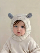 gorro touca de tricô com orelhas estilo urso, ideal para o inverno Varialle