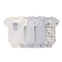 Kit 4 Bodies Bebê 100% Algodão Manga Curta - Bebilu - Varialle