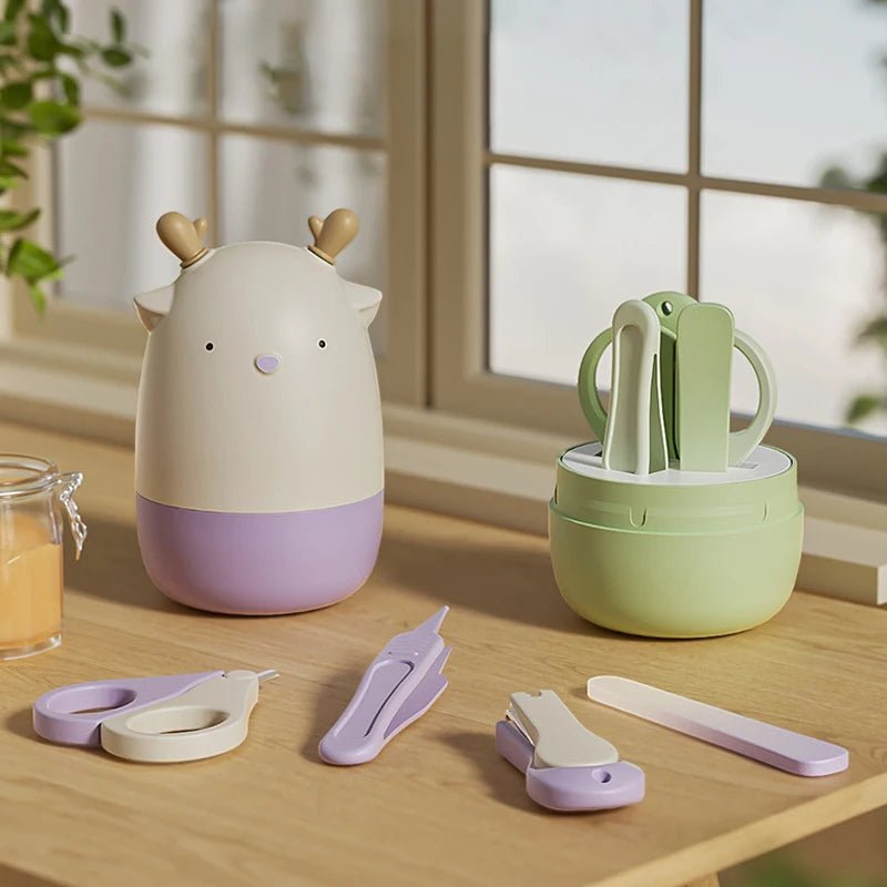 Kit de Cuidados Infantis Divertido com Tesoura e Cortador de Unhas - Varialle
