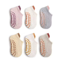 Kit Premium 6 Pares - Meia Antiderrapante Respirável para Bebê ComfortStep - Varialle