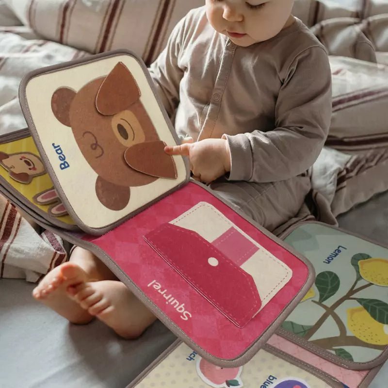 Livro Sensorial Montessori para Bebês My First Book - Varialle