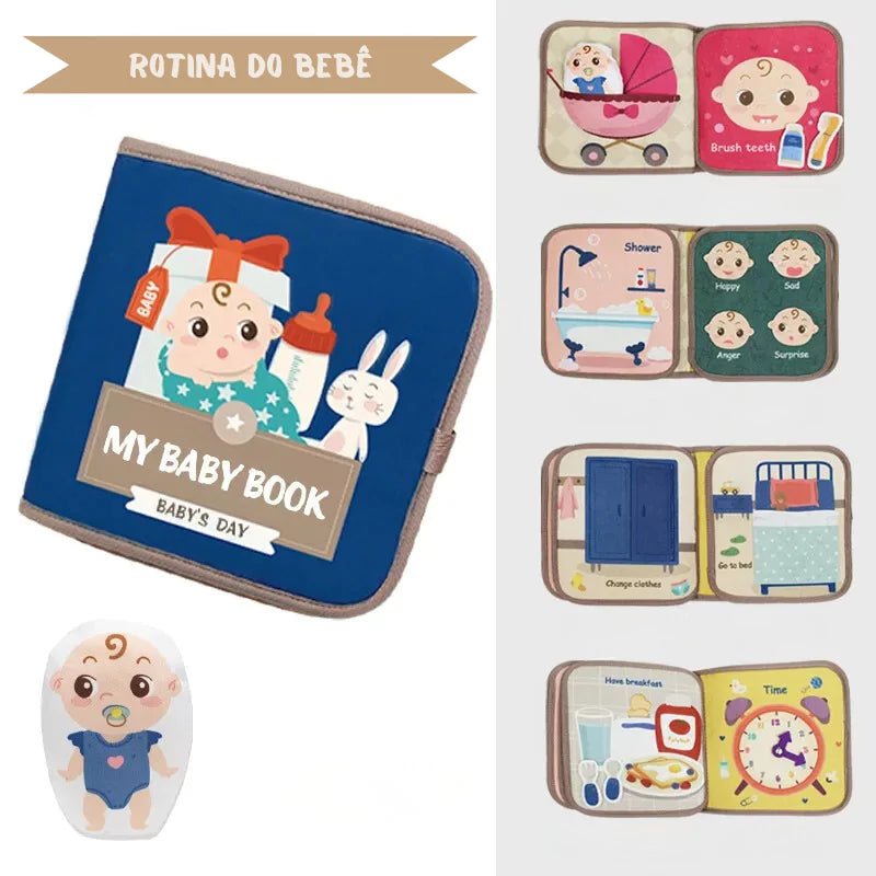 Livro Sensorial Montessori para Bebês My First Book - Varialle