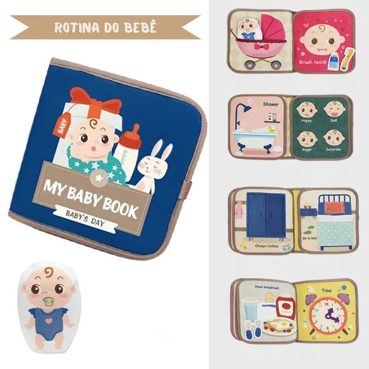 Livro Sensorial Montessori para Bebês My First Book - Varialle