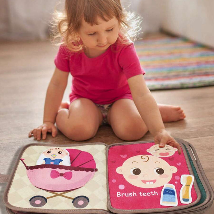 Livro Sensorial Montessori para Bebês My First Book - Varialle